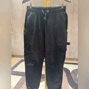 Women's Stylish Black Cargo Pants